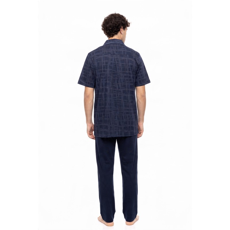 S-M620 - Type - PYJAMA BUTTONED LONG PATNS BLUE NIGHTS- (S-M620) S-M620 - Type - PYJAMA BUTTONED LONG PATNS BLUE NIGHTS- (S-M620)