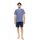 S-M621 - Cosmos Blue - PYJAMA 3PCS BLUE NIGHTS- (S-M621) S-M621 - Cosmos Blue - PYJAMA 3PCS BLUE NIGHTS- (S-M621)