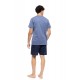 S-M621 - Cosmos Blue - PYJAMA 3PCS BLUE NIGHTS- (S-M621) S-M621 - Cosmos Blue - PYJAMA 3PCS BLUE NIGHTS- (S-M621)