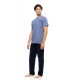 S-M621 - Cosmos Blue - PYJAMA 3PCS BLUE NIGHTS- (S-M621) S-M621 - Cosmos Blue - PYJAMA 3PCS BLUE NIGHTS- (S-M621)
