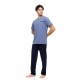 S-M621 - Cosmos Blue - PYJAMA 3PCS BLUE NIGHTS- (S-M621) S-M621 - Cosmos Blue - PYJAMA 3PCS BLUE NIGHTS- (S-M621)