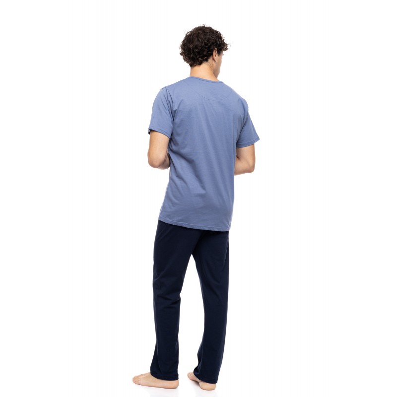 S-M621 - Cosmos Blue - PYJAMA 3PCS BLUE NIGHTS- (S-M621) S-M621 - Cosmos Blue - PYJAMA 3PCS BLUE NIGHTS- (S-M621)