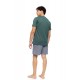 S-M623 - Sea Green - PYJAMA LIGHT GREY BIKE- (S-M623) S-M623 - Sea Green - PYJAMA LIGHT GREY BIKE- (S-M623)
