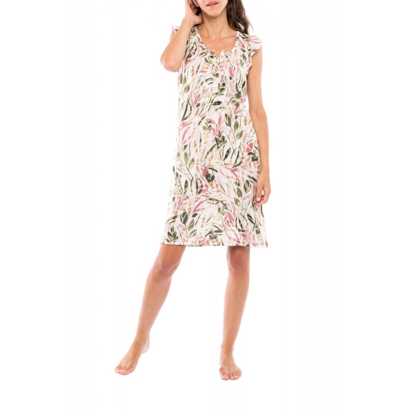 S1107 - Type - NIGHTGOWN DUSTY FLOWER- (S1107)