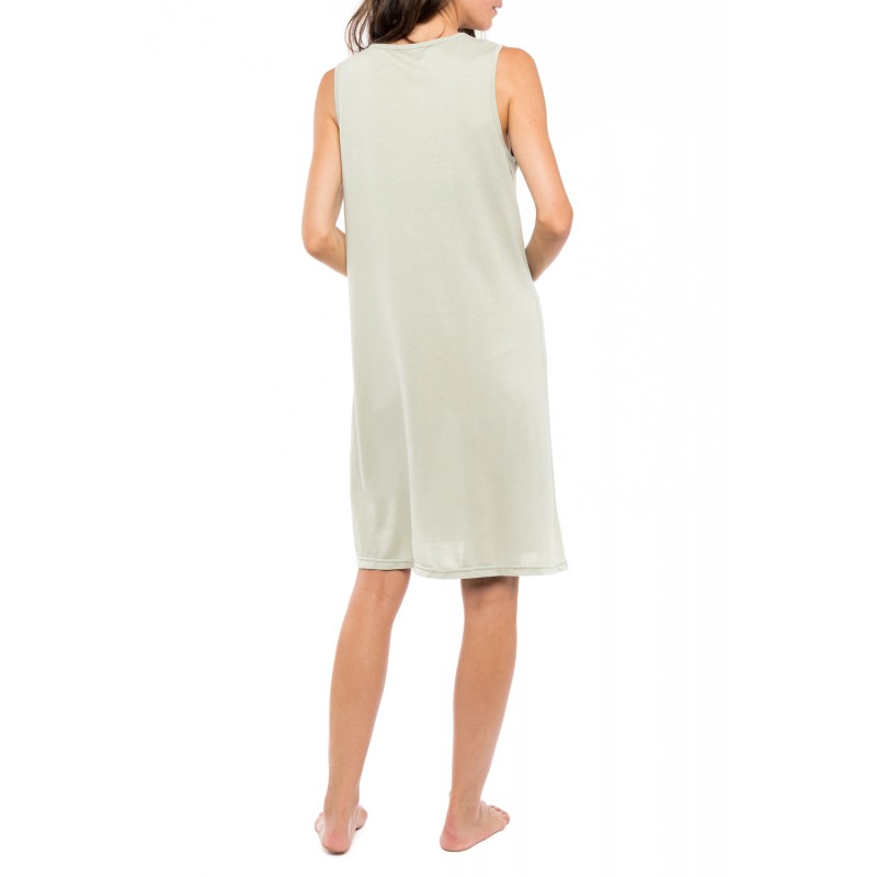 S1114 - Type - NIGHTGOWN SOLID GREEN GEOMETRIC- (S1114) S1114 - Type - NIGHTGOWN SOLID GREEN GEOMETRIC- (S1114)