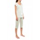 S1120 - Type - PYJAMA CAPRI GREEN GEOMETRIC- (S1120) S1120 - Type - PYJAMA CAPRI GREEN GEOMETRIC- (S1120)