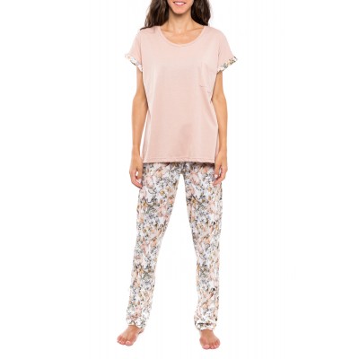 S1125 - Type - PYJAMA LONG PANTS YELLOW FLOWER- (S1125)