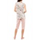 S1128 - Type - PYJAMA CAPRI YELLOW FLOWER- (S1128) S1128 - Type - PYJAMA CAPRI YELLOW FLOWER- (S1128)