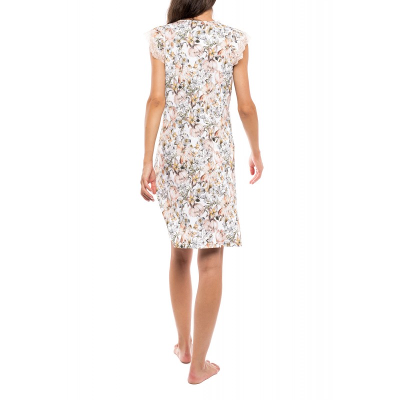 S1129 - Type - NIGHTGOWN YELLOW FLOWER- (S1129) S1129 - Type - NIGHTGOWN YELLOW FLOWER- (S1129)