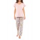 S1136 - Type - PYJAMA LONG PANTS GREY BLOSSOM- (S1136)