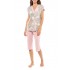 S1137 - Type - PYJAMA CAPRI V GREY BLOSSOM- (S1137)