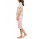 S1141 - Type - PYJAMA CAPRI GREY BLOSSOM- (S1141) S1141 - Type - PYJAMA CAPRI GREY BLOSSOM- (S1141)