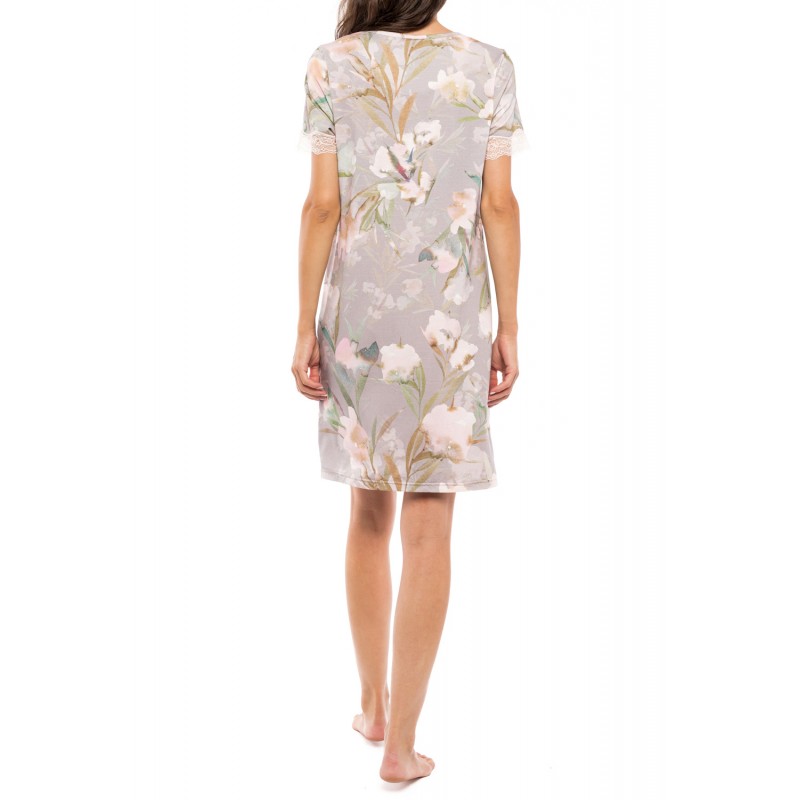 S1142 - Type - NIGHTGOWN GREY BLOSSOM- (S1142) S1142 - Type - NIGHTGOWN GREY BLOSSOM- (S1142)