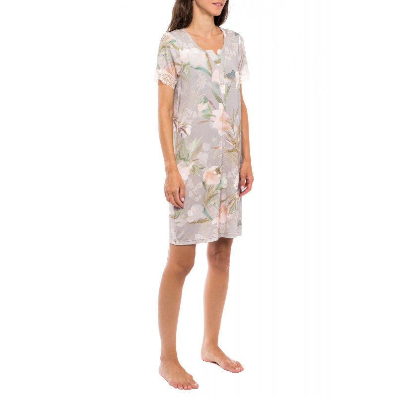 S1142 - Type - NIGHTGOWN GREY BLOSSOM- (S1142) S1142 - Type - NIGHTGOWN GREY BLOSSOM- (S1142)