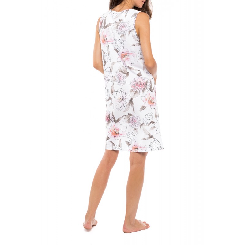 S1148 - Type - NIGHTGOWN PINK FLOWER- (S1148)