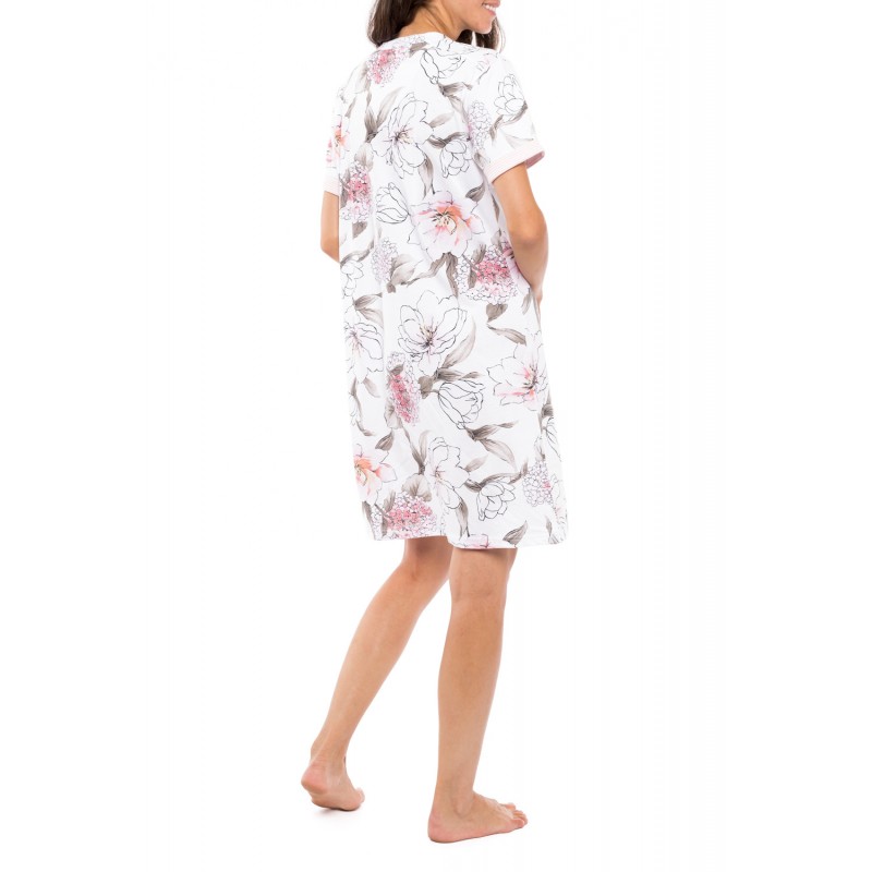 S1150 - Type - NIGHTGOWN PINK FLOWER- (S1150) S1150 - Type - NIGHTGOWN PINK FLOWER- (S1150)
