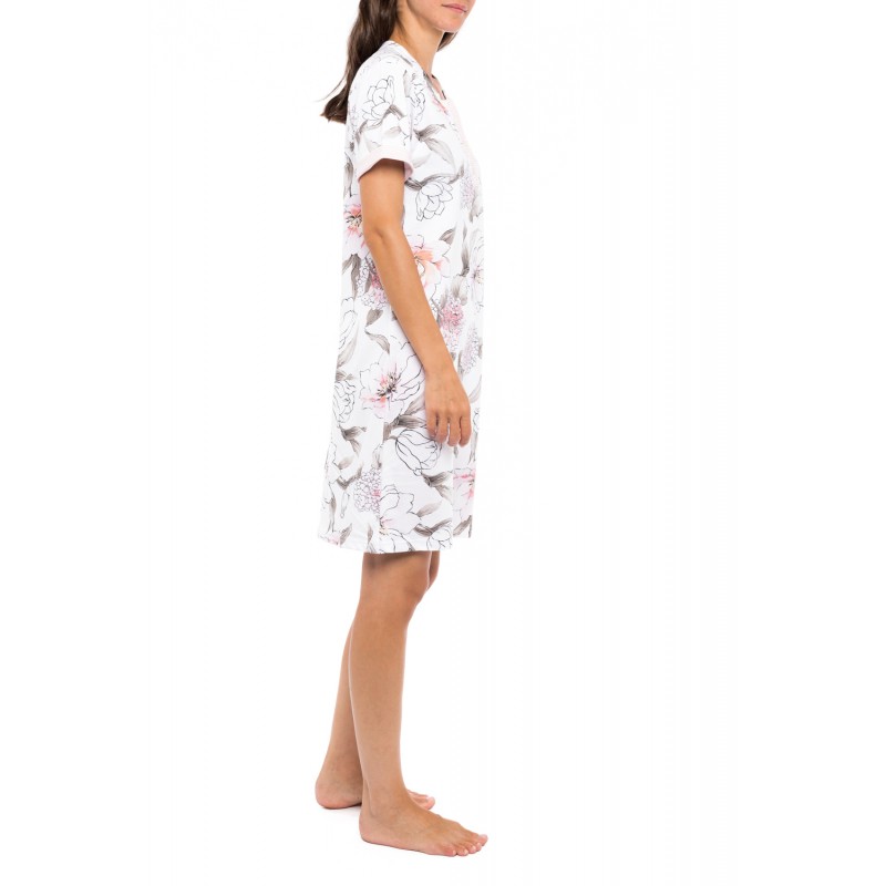 S1150 - Type - NIGHTGOWN PINK FLOWER- (S1150) S1150 - Type - NIGHTGOWN PINK FLOWER- (S1150)