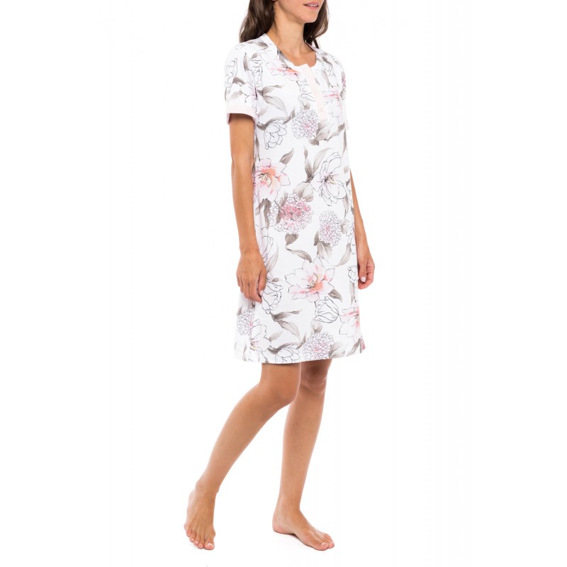 S1150 - Type - NIGHTGOWN PINK FLOWER- (S1150) S1150 - Type - NIGHTGOWN PINK FLOWER- (S1150)