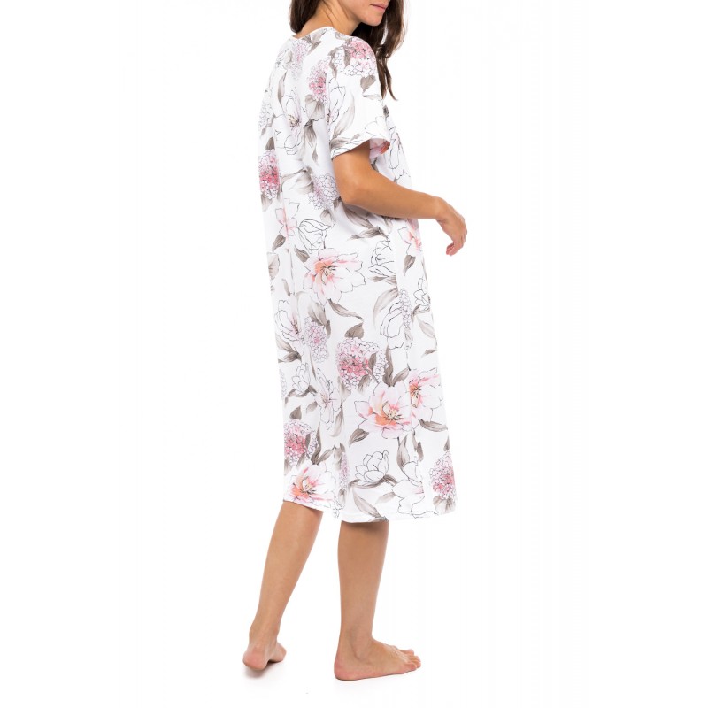 S1152 - Type - NIGHTGOWN CLASSIC PINK FLOWER- (S1152) S1152 - Type - NIGHTGOWN CLASSIC PINK FLOWER- (S1152)