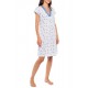 S1156 - Type - NIGHTGOWN V BLUE FLOWER- (S1156) S1156 - Type - NIGHTGOWN V BLUE FLOWER- (S1156)