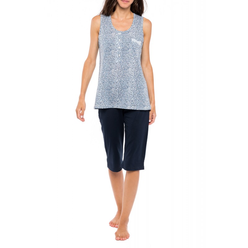 S1181 - Type - PYJAMA CAPRI BLUE LEO- (S1181)