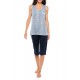 S1181 - Type - PYJAMA CAPRI BLUE LEO- (S1181)