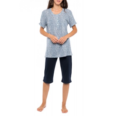 S1183 - Type - PYJAMA CAPRI BLUE LEO- (S1183)
