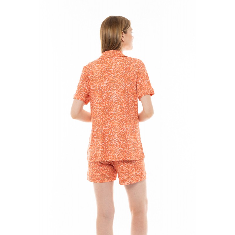 S1232 - Type - PYJAMA SHORTS ORANGE LEO- (S1232) S1232 - Type - PYJAMA SHORTS ORANGE LEO- (S1232)