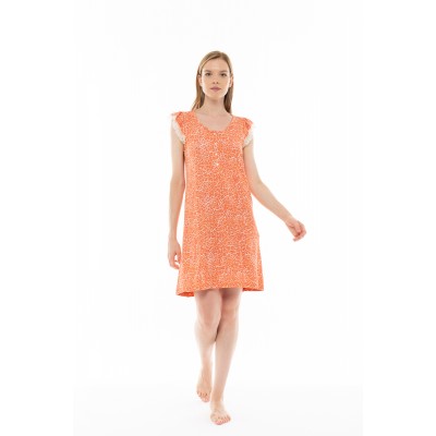 S1236 - Type - NIGHTGOWN ORANGE LEO- (S1236)