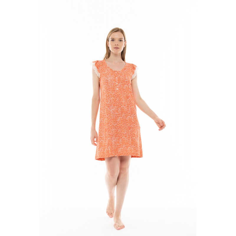 S1236 - Type - NIGHTGOWN ORANGE LEO- (S1236)