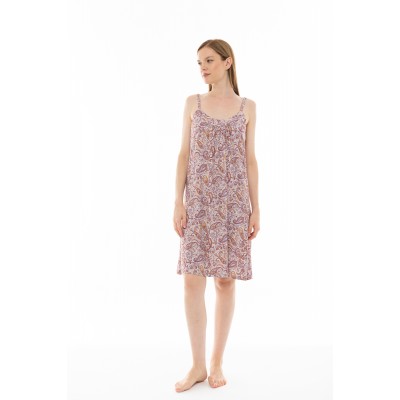 S1240 - Type - NIGHTGOWN VIOLETE PAISLEY- (S1240)