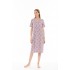 S1255 - Type - NIGHTGOWN CLASSIC VIOLETE FLOWER- (S1255)