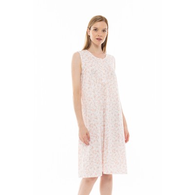 S1263 - Type - NIGHTGOWN CLASSIC PINK FLOWER- (S1263)