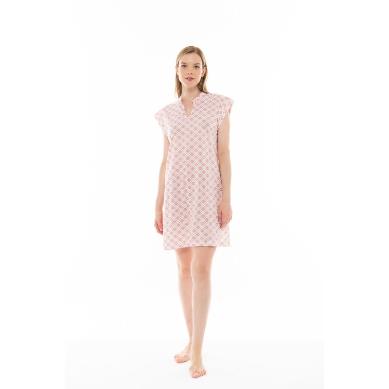 S1271 - Type - NIGHTGOWN PINK GEO- (S1271) S1271 - Type - NIGHTGOWN PINK GEO- (S1271)