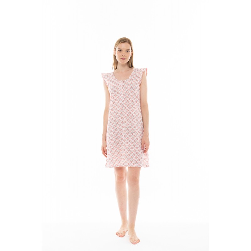 S1272 - Type - NIGHTGOWN PINK GEO- (S1272) S1272 - Type - NIGHTGOWN PINK GEO- (S1272)