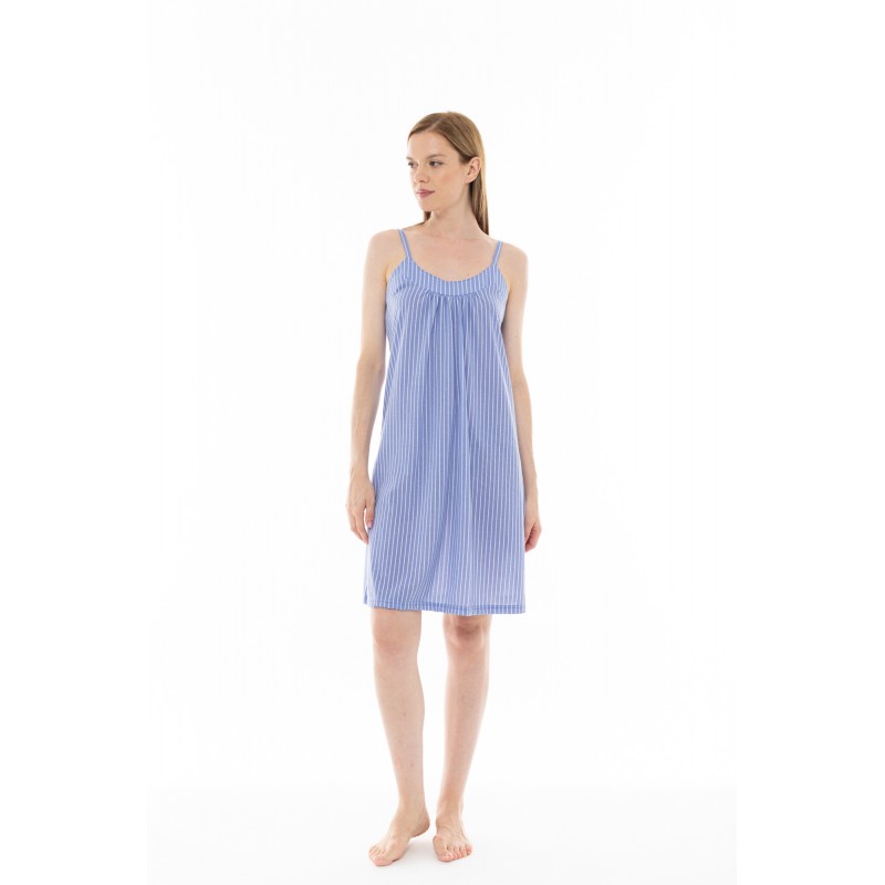 S1282 - Type - NIGHTGOWN AEGEAN STRIPE- (S1282)