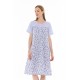 S1297 - Type - NIGHTGOWN CLASSIC BLUE FLOWER STRIPE- (S1297) S1297 - Type - NIGHTGOWN CLASSIC BLUE FLOWER STRIPE- (S1297)