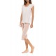 S1322 - Type - PYJAMA CAPRI ROMANTIC FLOWER- (S1322) S1322 - Type - PYJAMA CAPRI ROMANTIC FLOWER- (S1322)