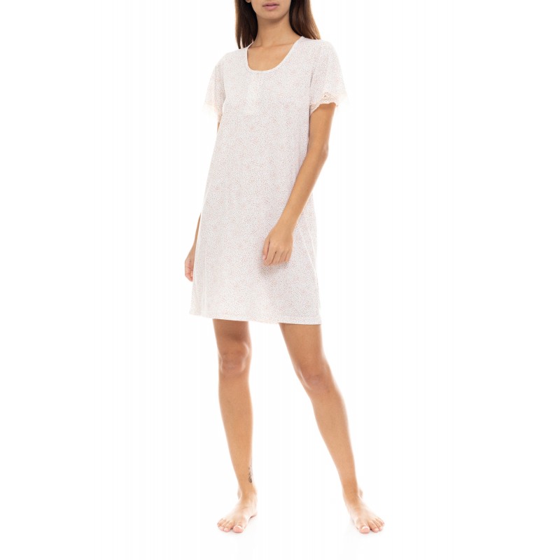 S1324 - Type - NIGHTGOWN ROMANTIC FLOWER- (S1324)