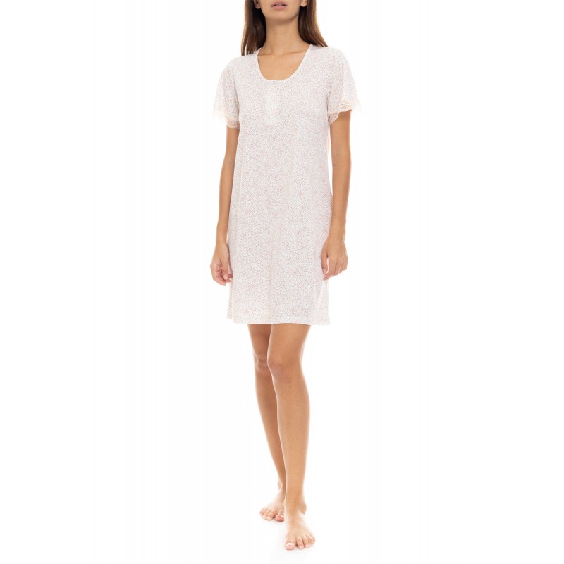 S1324 - Type - NIGHTGOWN ROMANTIC FLOWER- (S1324)