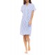 S1345 - Type - NIGHTGOWN SOFT BLUE STRIPE- (S1345)