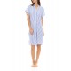 S1345 - Type - NIGHTGOWN SOFT BLUE STRIPE- (S1345)