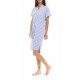 S1345 - Type - NIGHTGOWN SOFT BLUE STRIPE- (S1345)