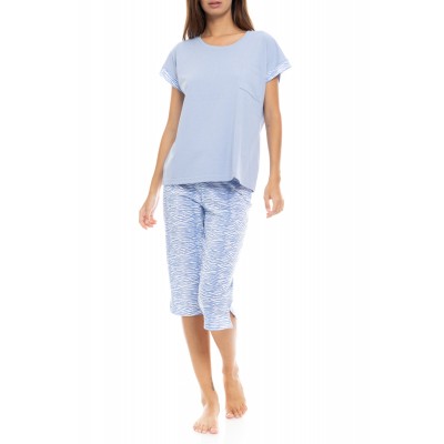 S1350 - Type - PYJAMA CAPRI BLUE LEO- (S1350)