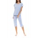 S1350 - Type - PYJAMA CAPRI BLUE LEO- (S1350)