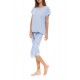 S1350 - Type - PYJAMA CAPRI BLUE LEO- (S1350)