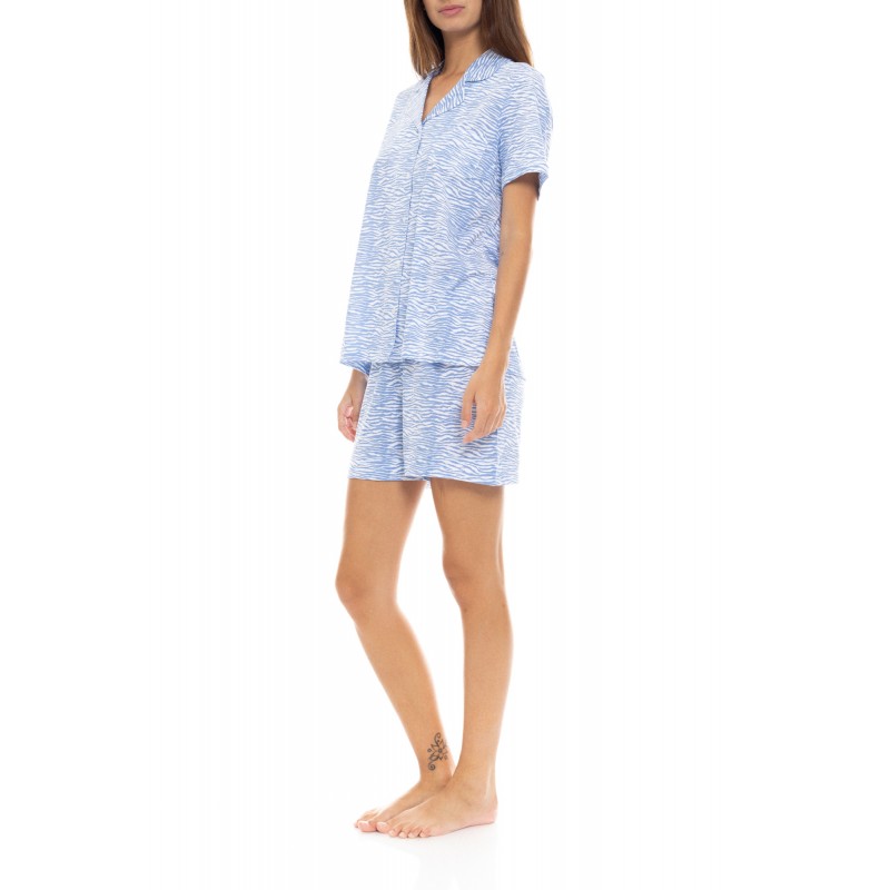 S1352 - Type - PYJAMA SHORTS BLUE LEO- (S1352) S1352 - Type - PYJAMA SHORTS BLUE LEO- (S1352)