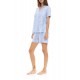 S1352 - Type - PYJAMA SHORTS BLUE LEO- (S1352) S1352 - Type - PYJAMA SHORTS BLUE LEO- (S1352)