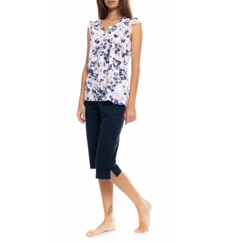 S1370 - Type - PYJAMA CAPRI ELEGANT NIGHTS- (S1370) S1370 - Type - PYJAMA CAPRI ELEGANT NIGHTS- (S1370)