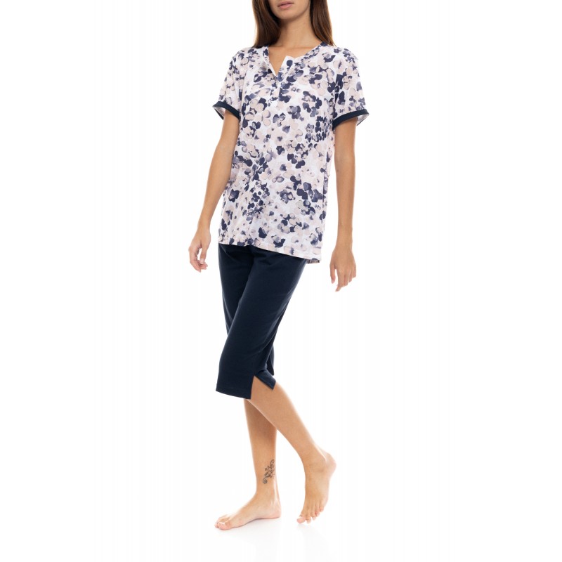 S1375 - Type - PYJAMA CAPRI ELEGANT NIGHTS- (S1375) S1375 - Type - PYJAMA CAPRI ELEGANT NIGHTS- (S1375)